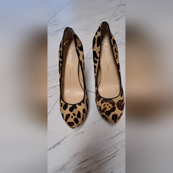 Jessica Simpson Shoes - Jessica Simpson real cow hair pumps